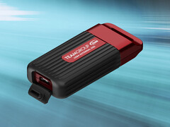 Портативный SSD с интерфейсом USB4 доступен в вариантах 1 ТБ, 2 ТБ и 4 ТБ. На снимке: рекламное изображение накопителя. (Источник изображения: Team Group)