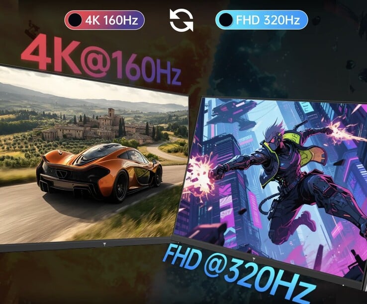 Игровой монитор KTC M27P6S обладает функцией двухрежимной работы.