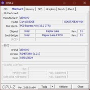 Материнская плата CPU-Z