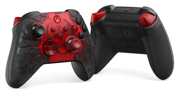 Контроллер Gears of War: E-Day в ограниченной серии имеет 3D-дизайн на передней панели.