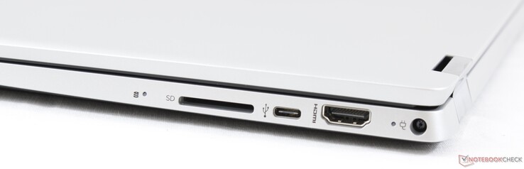 Правая сторона: картридер, USB 3.1 Type-C Gen. 1, HDMI, разъем питания