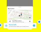 Функция Home Safe от Snapchat (Источник изображения: Snapchat)