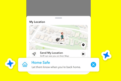 Функция Home Safe от Snapchat (Источник изображения: Snapchat)