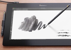 В комплект Pen Display 16 Lite входят два стилуса с разными захватами. (Источник изображения: Xencelabs)