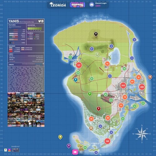 map.stateofleonida.net — показана карта GTA 6