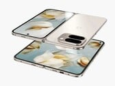По слухам, Google Pixel 10 Pro Fold будет иметь более тонкий шарнир. (Источник изображения: @OnLeaks / Android Headlines)