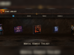 Скриншот библиотеки игр Mortal Kombat Legacy Kollection (источник изображения: Atari YouTube)