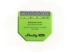 Диммер Shelly's Dimmer Gen4 (на фото) теперь доступен в США. (Источник изображения: Shelly, отредактировано)