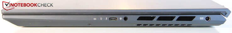 Справа: Thunderbolt 3 (USB-C, PowerDelivery), аудио 3.5 мм, гнездо питания