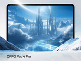 Oppo Pad 4 Pro должен подарить поистине флагманские ощущения, когда он появится в продаже 10 апреля. (Источник изображения: Oppo)
