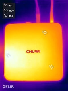 Стресс-тест Chuwi Aubox (верхняя сторона)