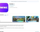 Снимок экрана с листингом Fortnite на сайте Apple'US App Store. (Источник изображения: Скриншот из американского App Store)