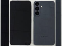 Предполагаемые изображения передней и задней панелей Galaxy S26 FE.