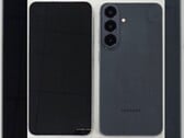 Предполагаемые изображения передней и задней панелей Galaxy S26 FE.