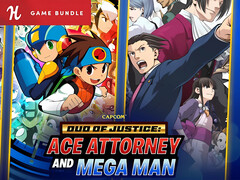 Дуэт справедливости: Ace Attorney и Mega Man Баннер сделки Humble bundle (Источник изображения: Humble Bundle с правками)