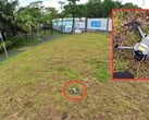 Случайно обнаруженный в парке горным велосипедистом: DJI Mini 5 Pro, запуск которого ожидается уже в августе. (Источник изображения: Mauro Tandoi, отредактировано)