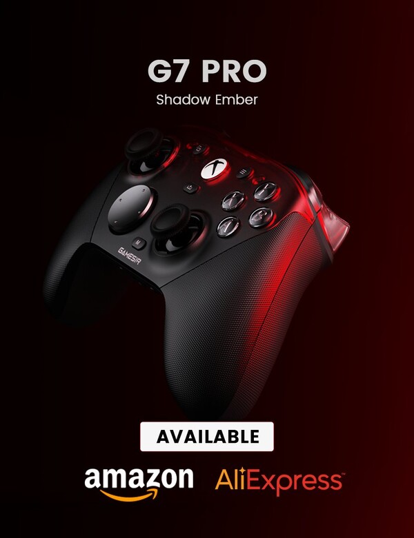 GameSir G7 Pro в цвете Shadow Ember доступен для покупки на Amazon и AliExpress. (Источник изображения: GameSir)