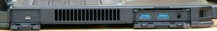 Левая сторона: USB 3.1 Gen 1 Type-C, 2x USB 3.0 Type A, комбинированный аудио разъем