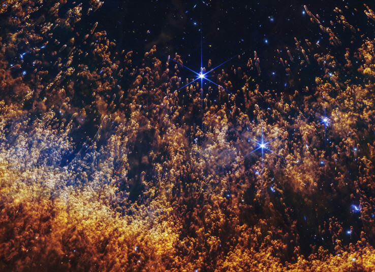 На новом снимке Вебба показана часть туманности Спираль (Источник изображения: NASA, ESA, CSA, STScI)