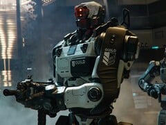 Робот-солдат из глобального технологического гиганта под названием The Guild в Black Ops 7. (Источник изображения: Блог Call of Duty)
