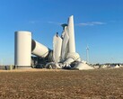 Рухнувшая турбина на ветряной электростанции Frontier II в Оклахоме. (Источник изображения: Пожарная служба Килдара)