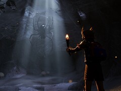 Изображение паука в игре Grounded.