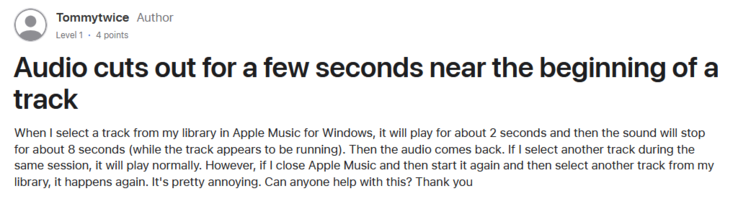 (Источник изображения: Apple Support Community)