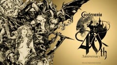 Баннер, посвящённый 40-летию серии «Castlevania»