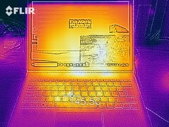 Нагрев под нагрузкой, фронтальная панель, с клавиатурным доком