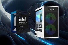 Модель Omen 35L от HP будет оснащена 24-ядерным процессором Core Ultra 9 285K от Intel. (Источник изображения: HP, Pexels, IBB, с правками)