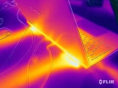 Горячий воздух выбрасывается сзади и по бокам