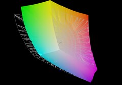 MSI Vector 16 HX AI против AdobeRGB