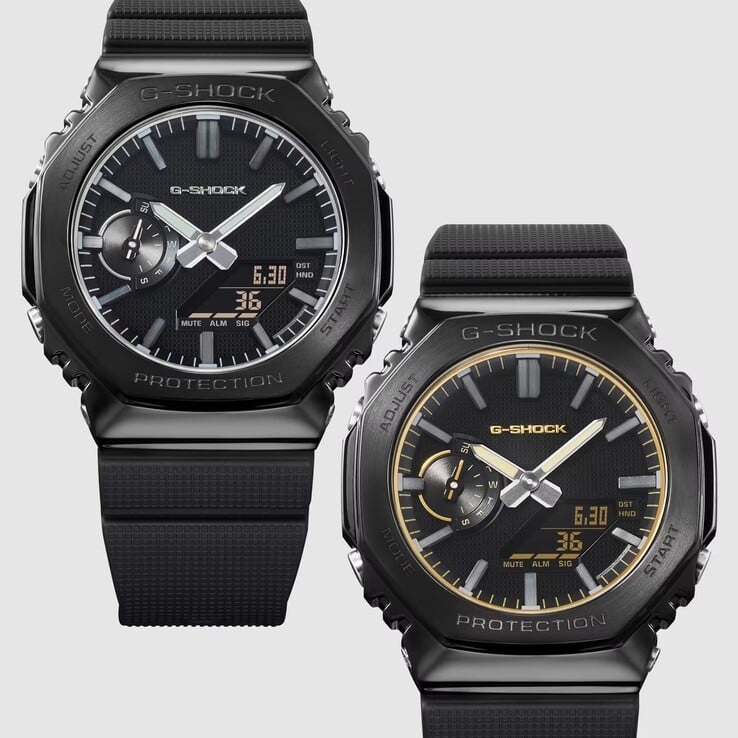 G-Shock GM-2100LXB-1A (слева) и GM-2100LXB-1A9 (справа)