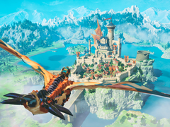 Официальная иллюстрация к игре Monster Hunter Stories 3: Twisted Reflection.