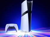 Консоль Sony PlayStation 5 Pro на вертикальной подставке с контроллером DualSense