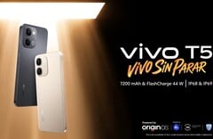 Vivo T5 4G доступен в золотистом и черном цветовых вариантах