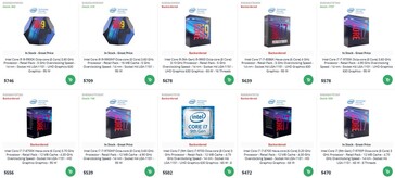Цены процессоров Intel (DirectDial, momomo_us)