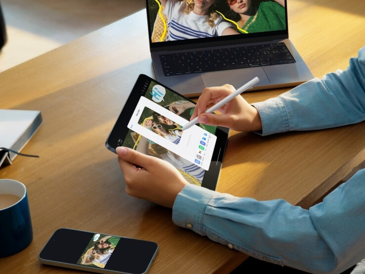 Oppo Pad 5 также поддерживает перо.