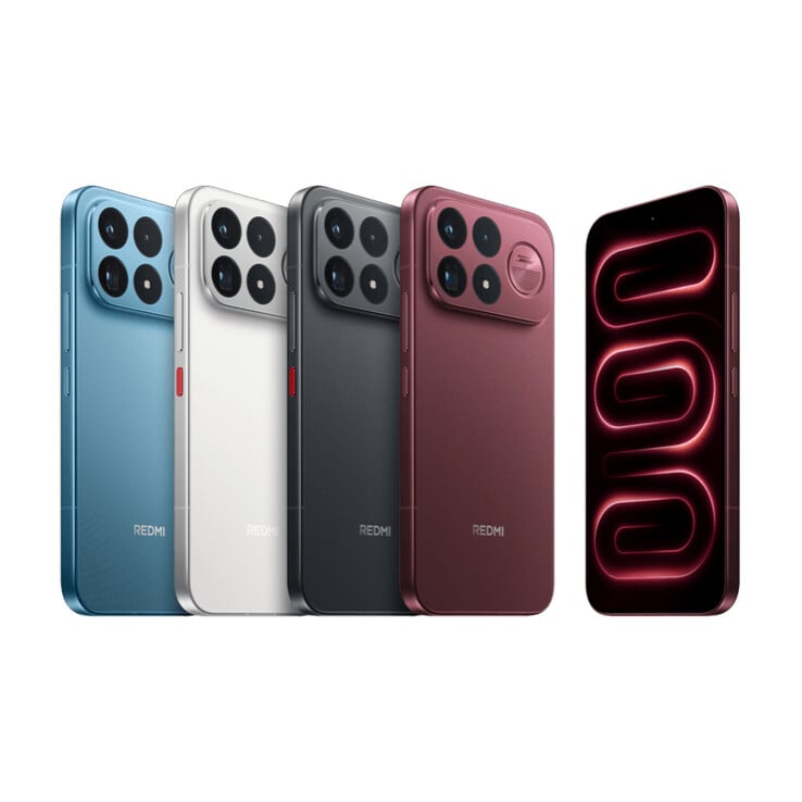 Варианты цветового исполнения модели K100 Pro Max