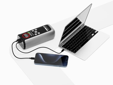 Двойной шинный инфлятор Gooloo GT160 может заряжать два устройства одновременно (Источник изображения: Gooloo)