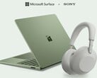 Microsoft Surface и Sony WH-1000XM6