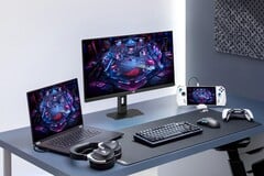 Игровой монитор Asus XG27UCMG наряду с различной электроникой Asus