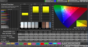 CalMAN Color Accuracy