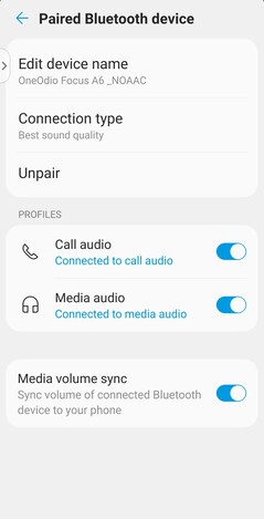 Тип подключения Bluetooth регулирует качество звукового соединения. (Источник изображения: Notebookcheck)