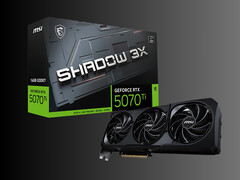 MSI RTX 5070 Ti 16G Shadow 3X (Источник изображения: MSI)