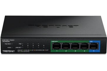 Безвентиляторный мультигигабитный коммутатор TPE-BG350 от компании Trendnet выполнен в прочном металлическом корпусе