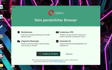 Абсолютно ничем не вызванное предложение об установке браузера Opera