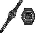Часы Casio G-Shock GBX100SFJ-1 имеют элегантный полностью черный дизайн и высококонтрастный негативный дисплей.