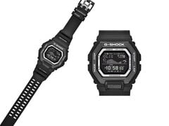 Часы Casio G-Shock GBX100SFJ-1 имеют элегантный полностью черный дизайн и высококонтрастный негативный дисплей.