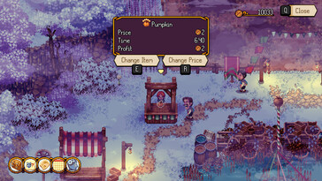 Изображение, показывающее торговца в Kynseed. 